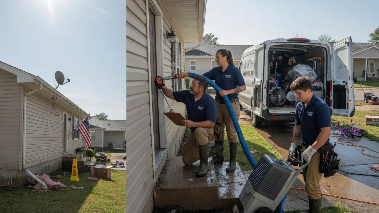 Ceiling Water Damage Restoration in Kewanee, IL near me